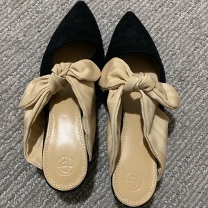 The Row Coco-bow Mule Heels